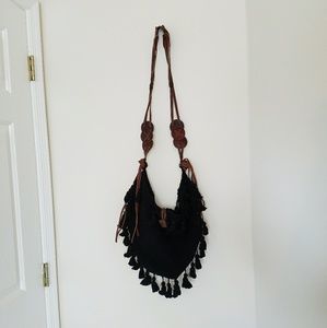 SOLD Boho tassel bag